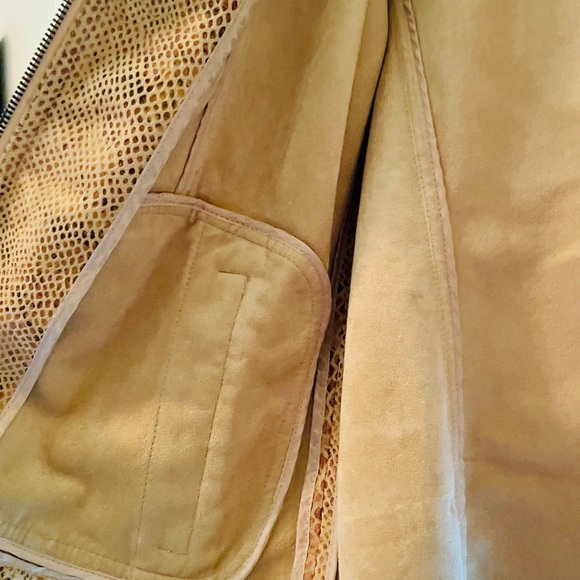 Dialogue Faux Snake Print Zippered Jacket—Small - Picture 7 of 7